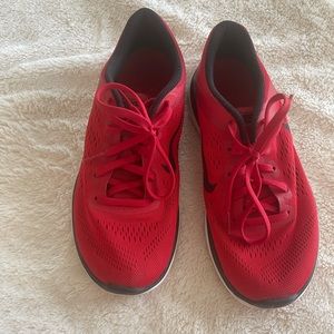 Red Nike Running Shoes